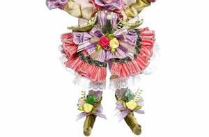 NEW MARK ROBERTS butterfly fairy girl small 11" in red